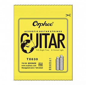 Комплект струн для акустической гитары Orphee TX630